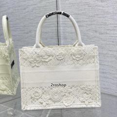 디올북토트백스몰화이트