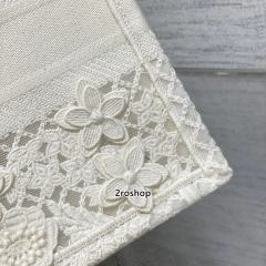 디올북토트백스몰화이트