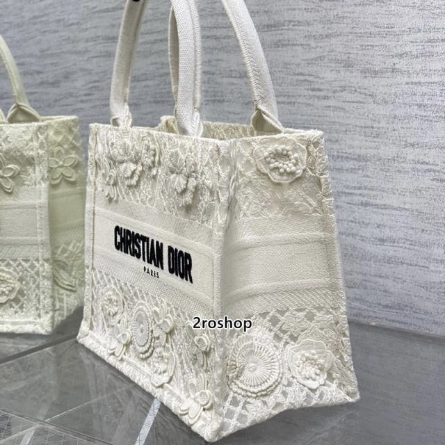 디올북토트백스몰화이트