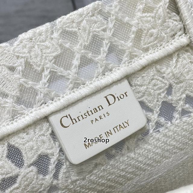 디올북토트백스몰화이트