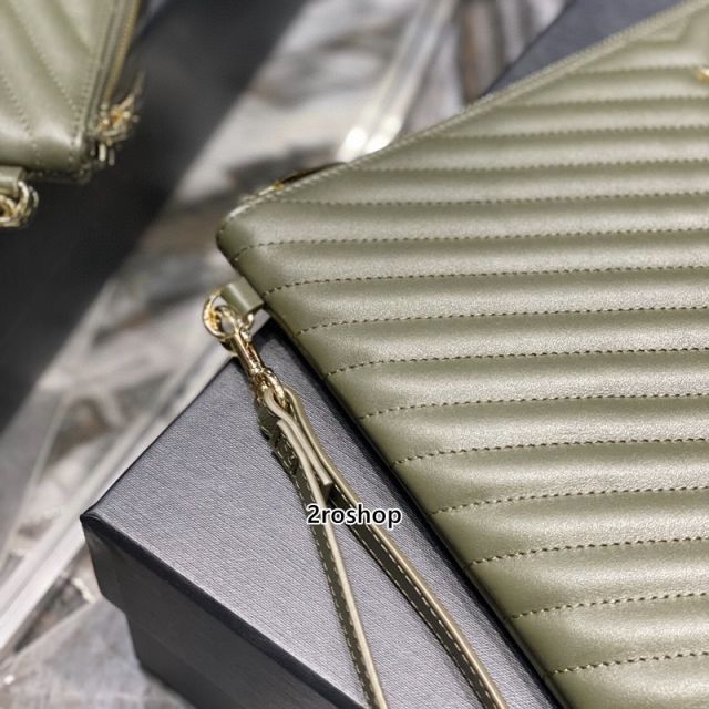 입생로랑모노그램클러치금장라지