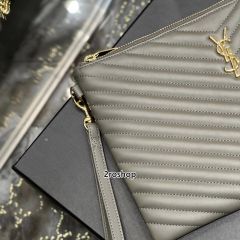 입생로랑모노그램클러치금장미듐