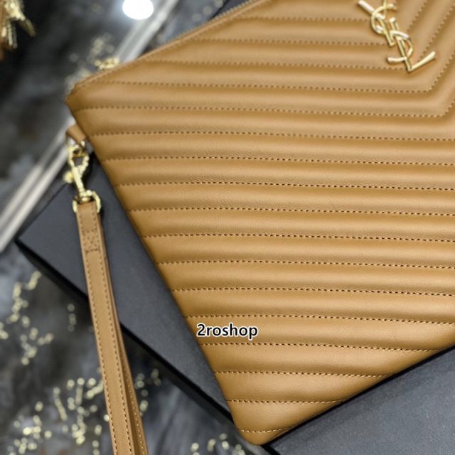 입생로랑모노그램클러치금장라지