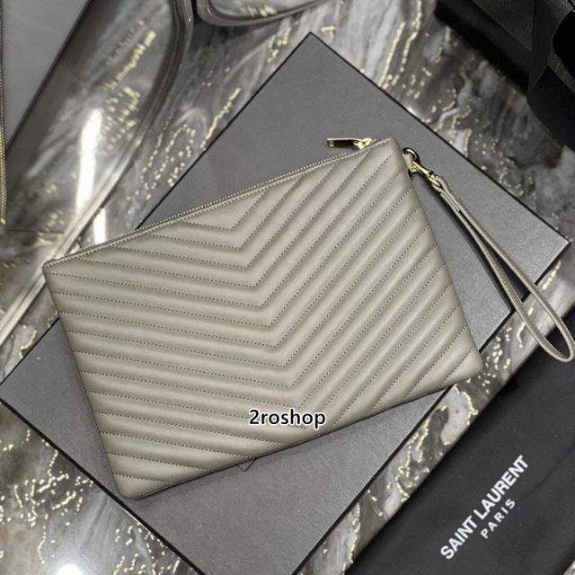 입생로랑모노그램클러치금장미듐