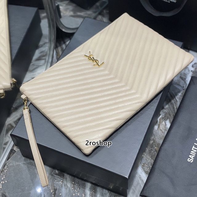 입생로랑모노그램클러치금장라지