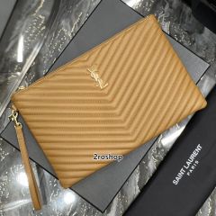 입생로랑모노그램클러치금장라지