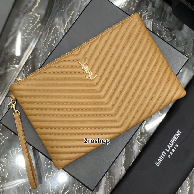 입생로랑모노그램클러치금장라지