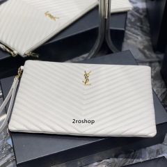 입생로랑모노그램클러치금장라지