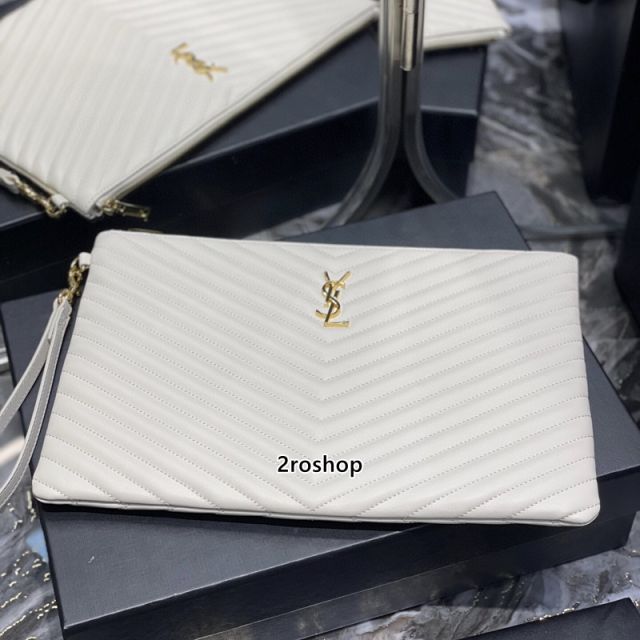 입생로랑모노그램클러치금장라지