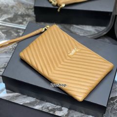 입생로랑모노그램클러치금장미듐