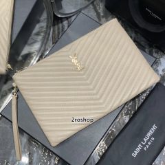 입생로랑모노그램클러치금장라지