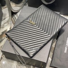 입생로랑모노그램클러치금장라지