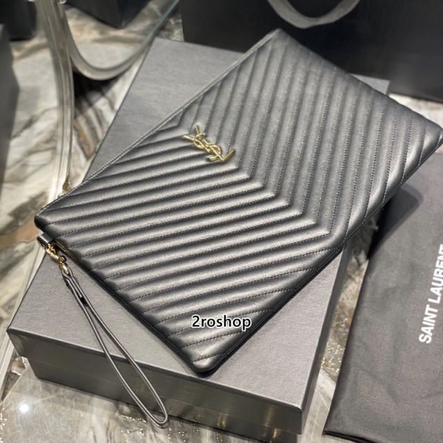 입생로랑모노그램클러치금장라지