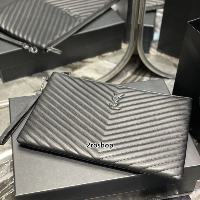 입생로랑모노그램클러치은장라지