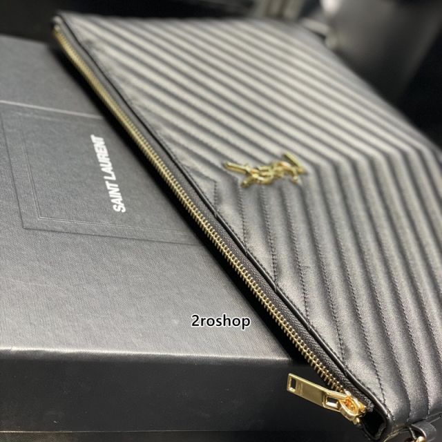 입생로랑모노그램클러치금장라지