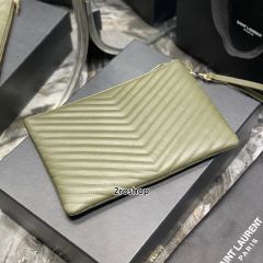 입생로랑모노그램클러치금장미듐