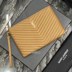 입생로랑모노그램클러치금장미듐