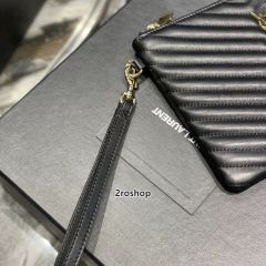 입생로랑모노그램클러치금장스몰