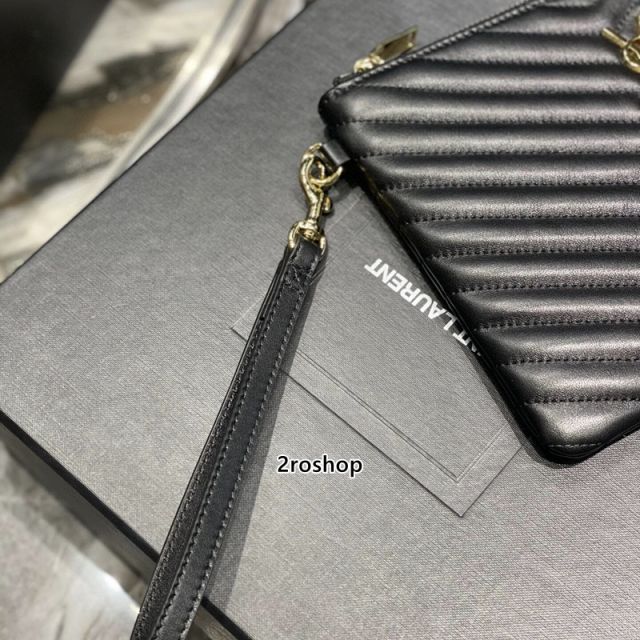 입생로랑모노그램클러치금장스몰