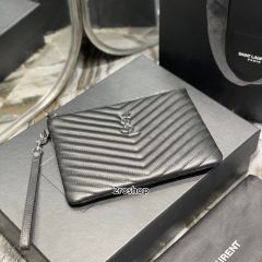 입생로랑모노그램클러치은장스몰