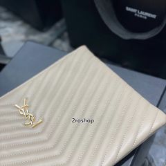 입생로랑모노그램클러치금장미듐