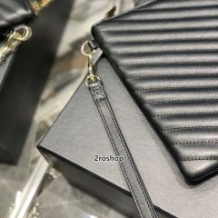 입생로랑모노그램클러치금장미듐