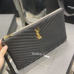 입생로랑모노그램클러치금장미듐