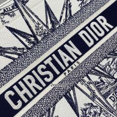 디올북토트백미듐멀티블루화이트