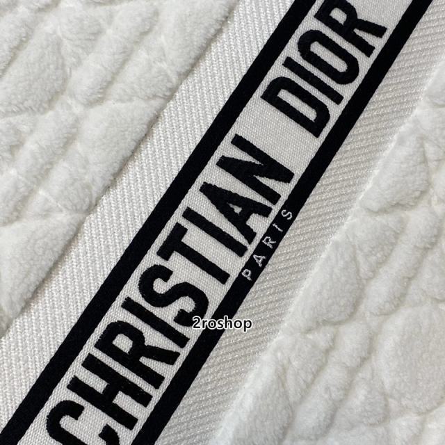 디올북토트백미듐화이트