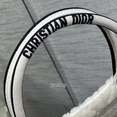 디올북토트백미듐화이트