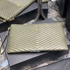 입생로랑모노그램클러치금장라지