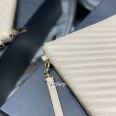 입생로랑모노그램클러치금장미듐