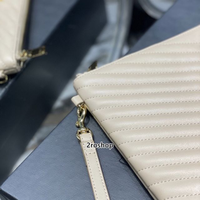 입생로랑모노그램클러치금장미듐