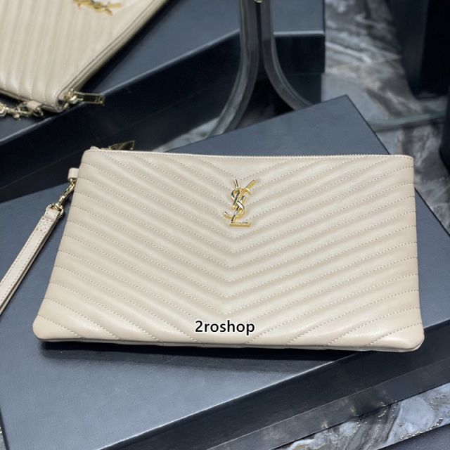 입생로랑모노그램클러치금장미듐