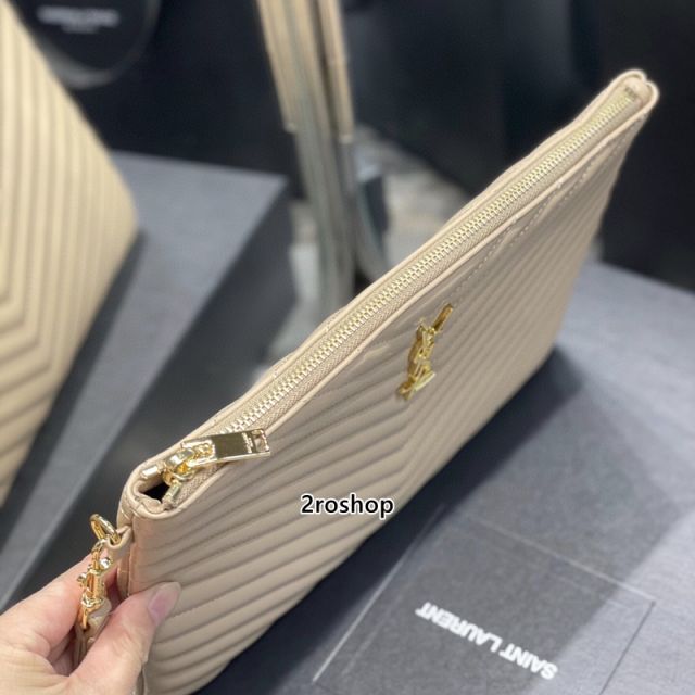 입생로랑모노그램클러치금장미듐