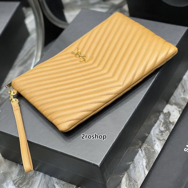 입생로랑모노그램클러치금장미듐