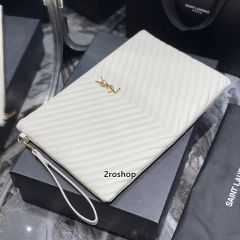 입생로랑모노그램클러치금장라지