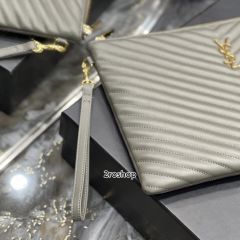 입생로랑모노그램클러치금장라지