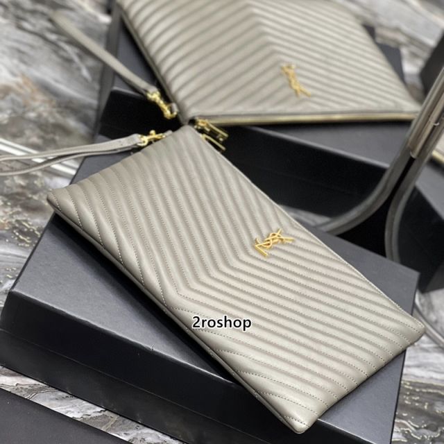 입생로랑모노그램클러치금장라지