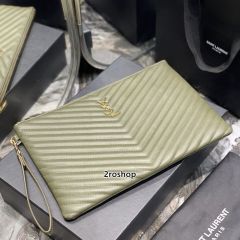 입생로랑모노그램클러치금장라지