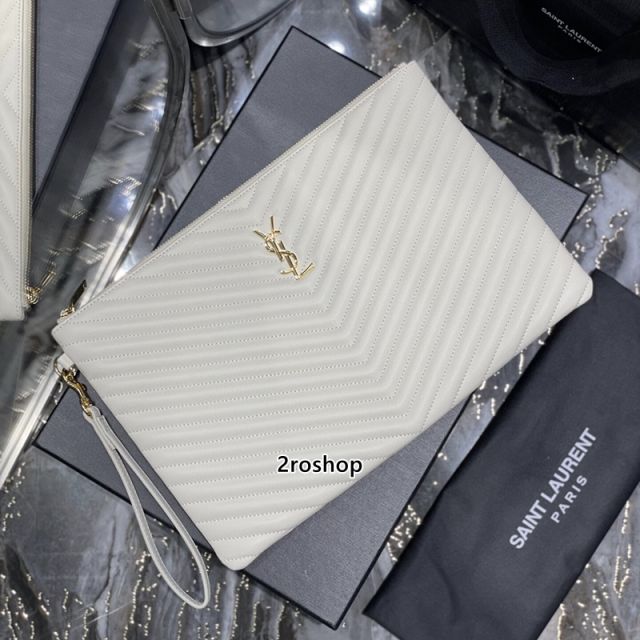 입생로랑모노그램클러치금장라지