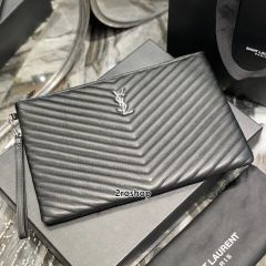 입생로랑모노그램클러치은장라지