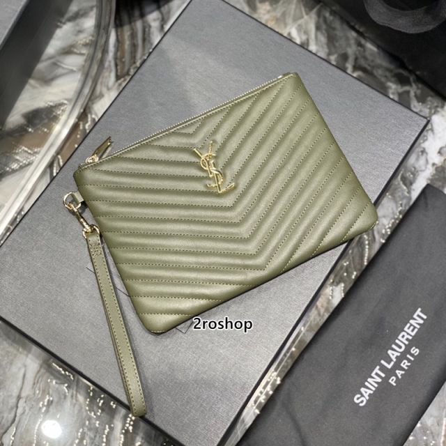 입생로랑모노그램클러치금장스몰