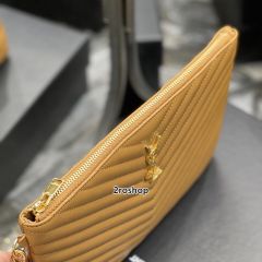 입생로랑모노그램클러치금장미듐