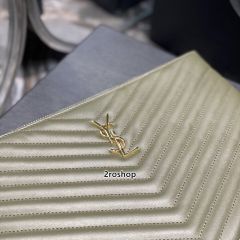 입생로랑모노그램클러치금장미듐