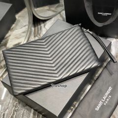 입생로랑모노그램클러치은장라지