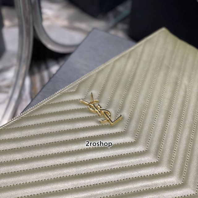 입생로랑모노그램클러치금장라지