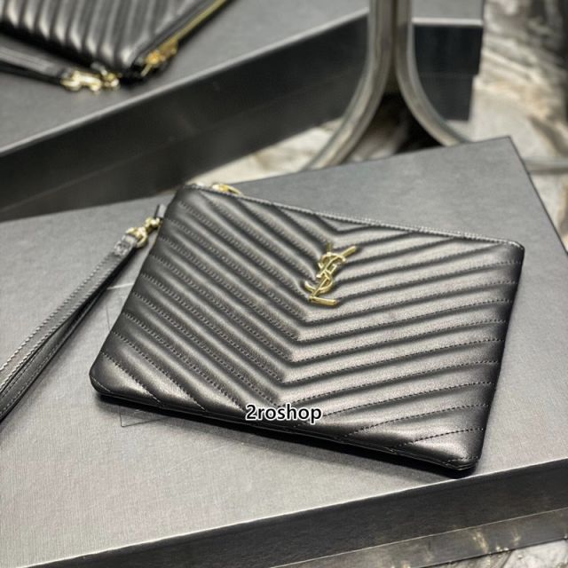 입생로랑모노그램클러치금장스몰