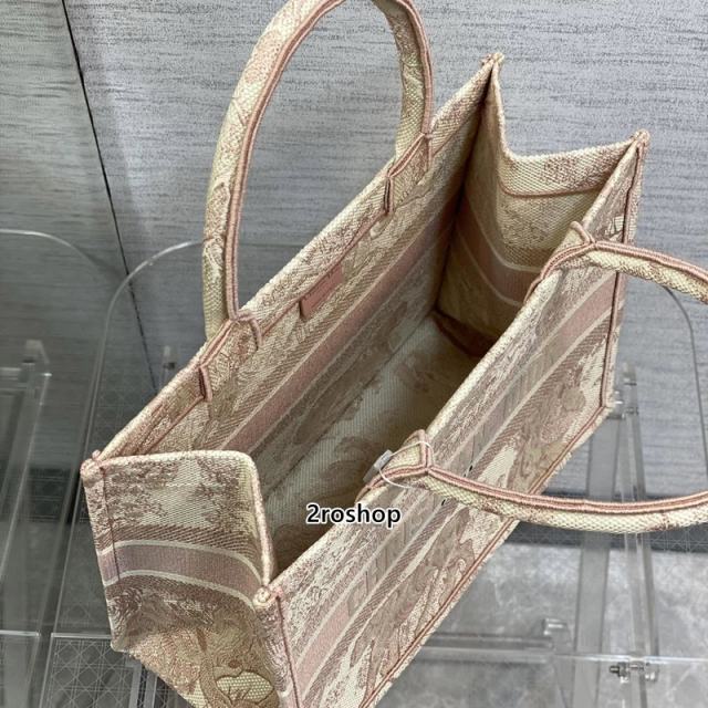 디올북토트백미듐멀티핑크