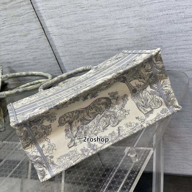 디올북토트백미듐멀티그레이